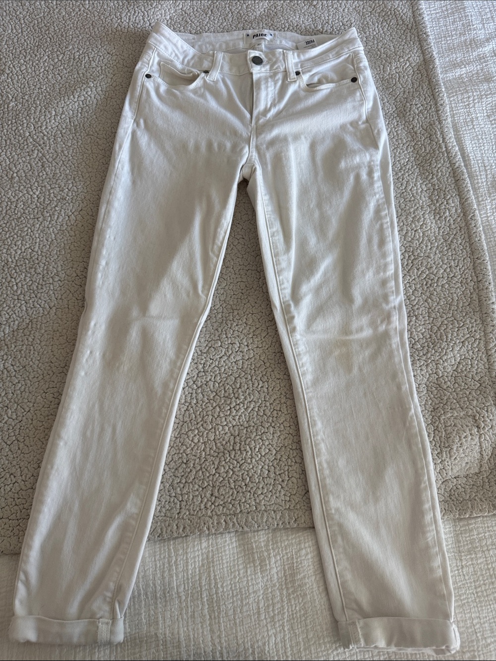 PAIGE White Skinny Jeans